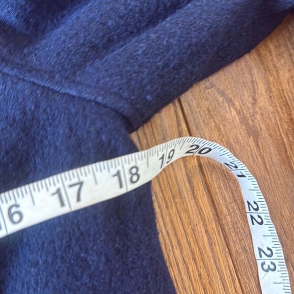 Free People Sargent Military style wool navy peacoat M - Picture 8 of 11